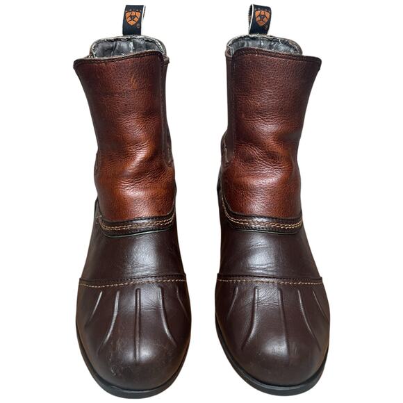 ARIAT Scout Paddock Women 9.5 English Riding Boot Brown Leather Ankle *READ* - Picture 7 of 15